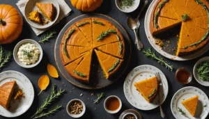 cake potimarron salé vegetarien